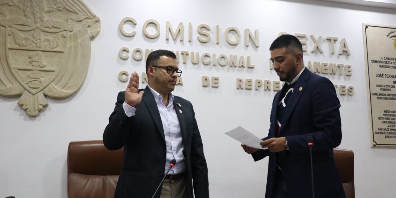Jaime Raúl Salamanca, nuevo Presidente de la Comisión Sexta de la Cámara de Representantes