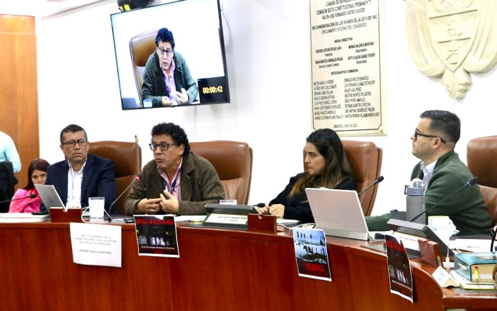 Fuerte llamado del Representante Salamanca al Director de la Unidad para la Gestión del Riesgo en debate de control político por ola invernal
